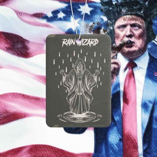 Funny Car Air Freshener - 'Rain Wizard' Design for Home and Auto Decor